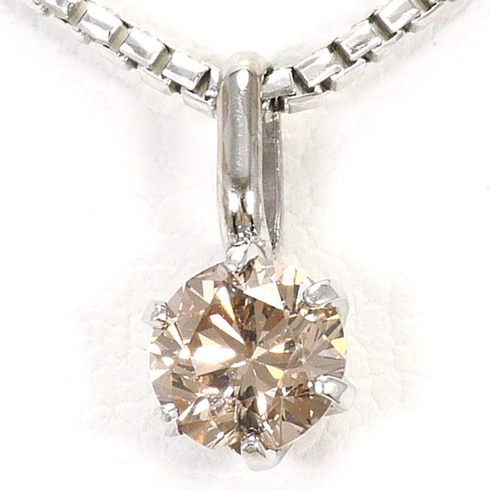 VINTAGE 18k Silver Diamond Necklace